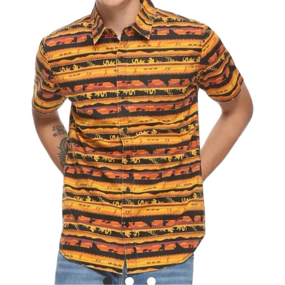 Disney Other - Lion King Button Down Polo Shirt (S)